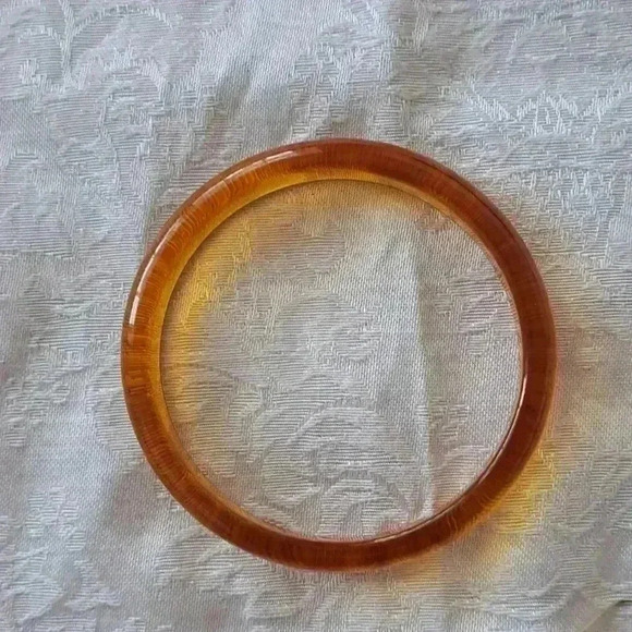 Earrings  feather & Plastic Bangle Set - Picture 6 of 9